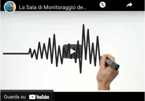 La Sala di Monitoraggio dell'Osservatorio Vesuviano